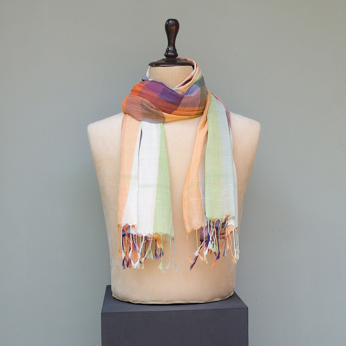 Handwoven Rainbow Stoles