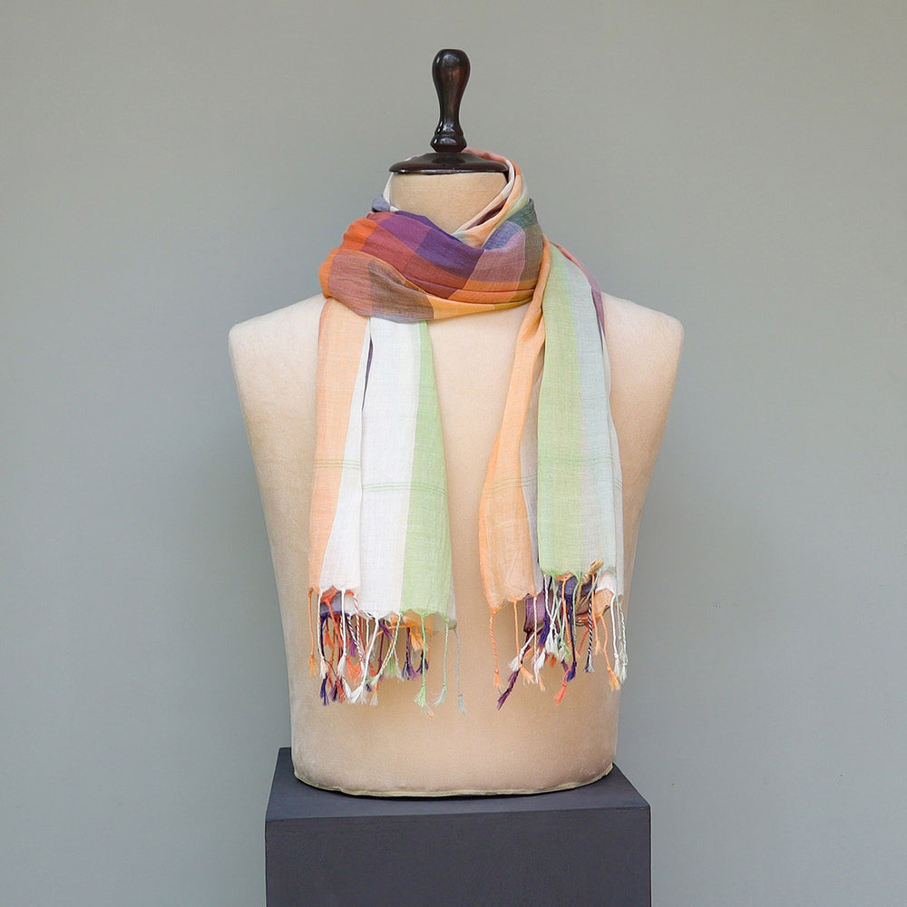Handwoven Rainbow Stoles