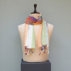 Handwoven Rainbow Stoles