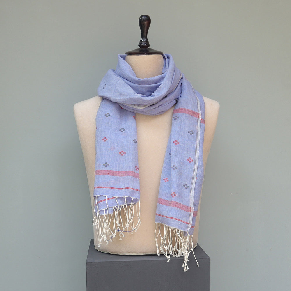 Pure Cotton Lilac Stole