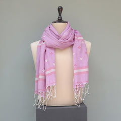 Pure Cotton Pink Stole