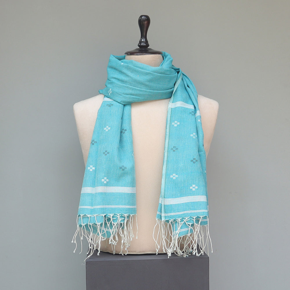Pure Cotton Blue Stole