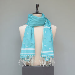 Pure Cotton Blue Stole
