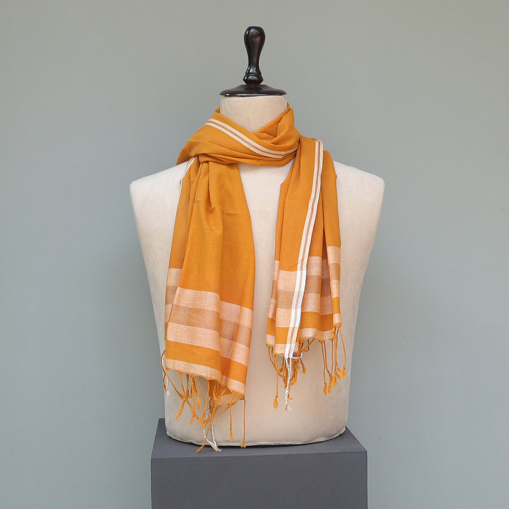 Pure Cotton Orange Stole