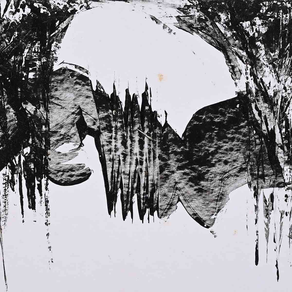 Untitled 10 by Sudip Biswas, acrylic on paper painting – view 3
