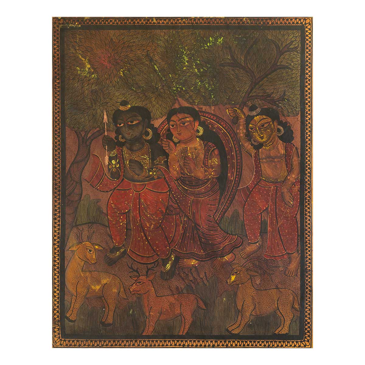 Rama, Sita and Lakshmana