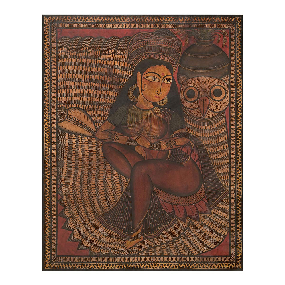 Lakshmi with Owl