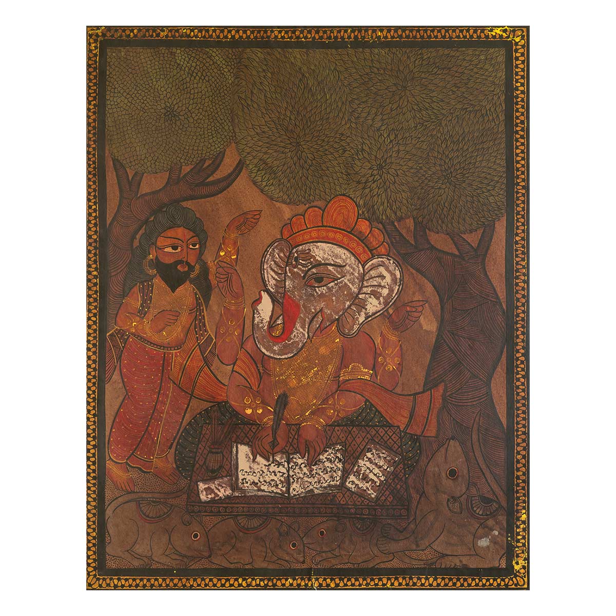 Ganesha with Scribe