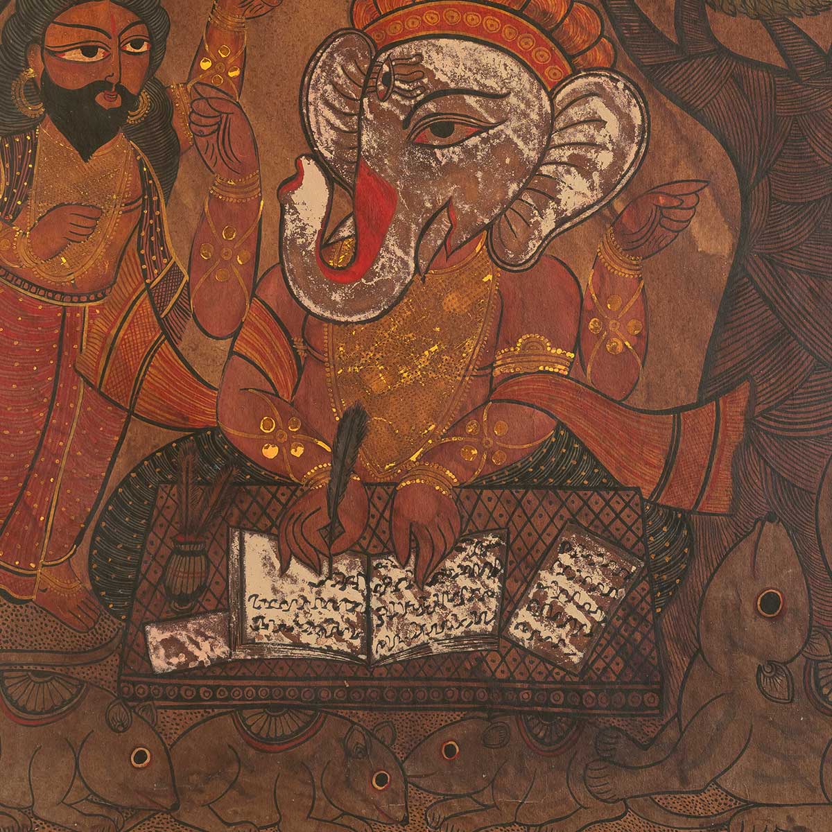 Ganesha with Scribe
