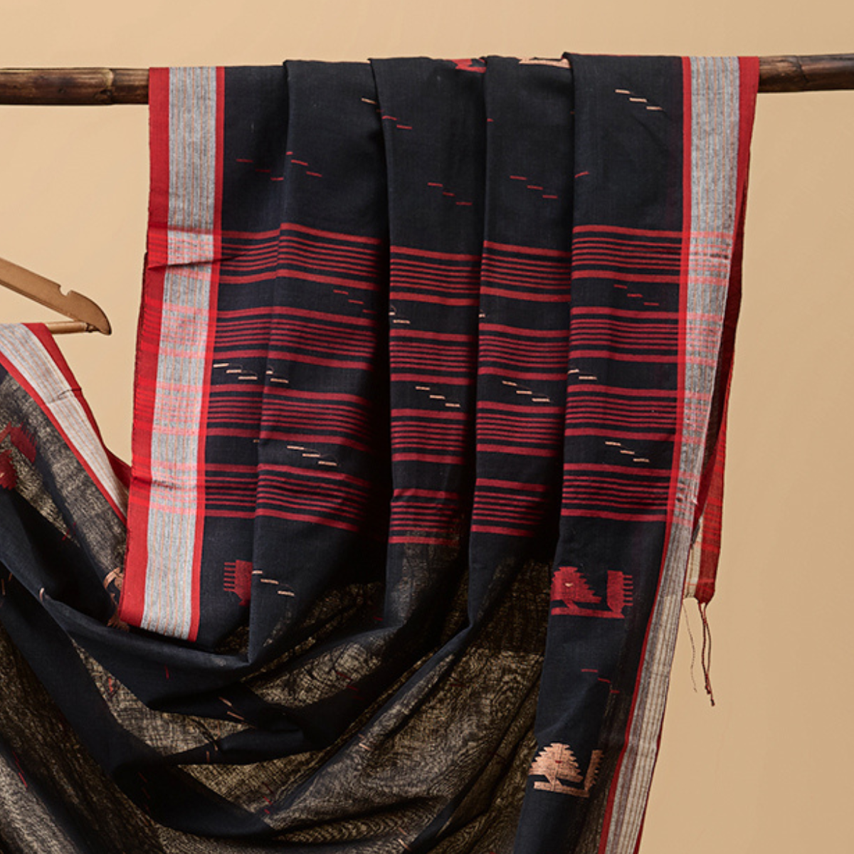 Cotton Jamdani Black