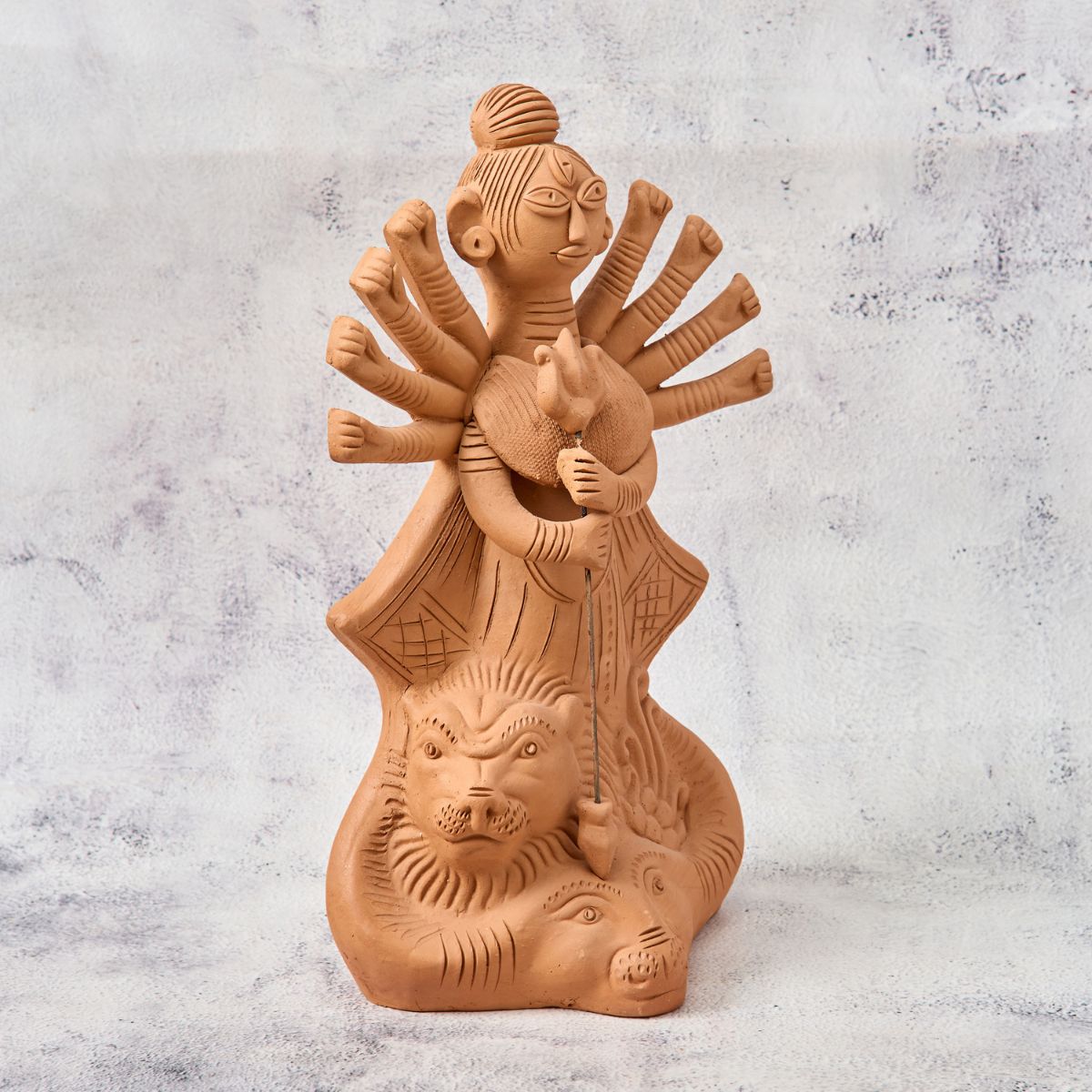 Krishnanagar Durga Medium (Terracotta)