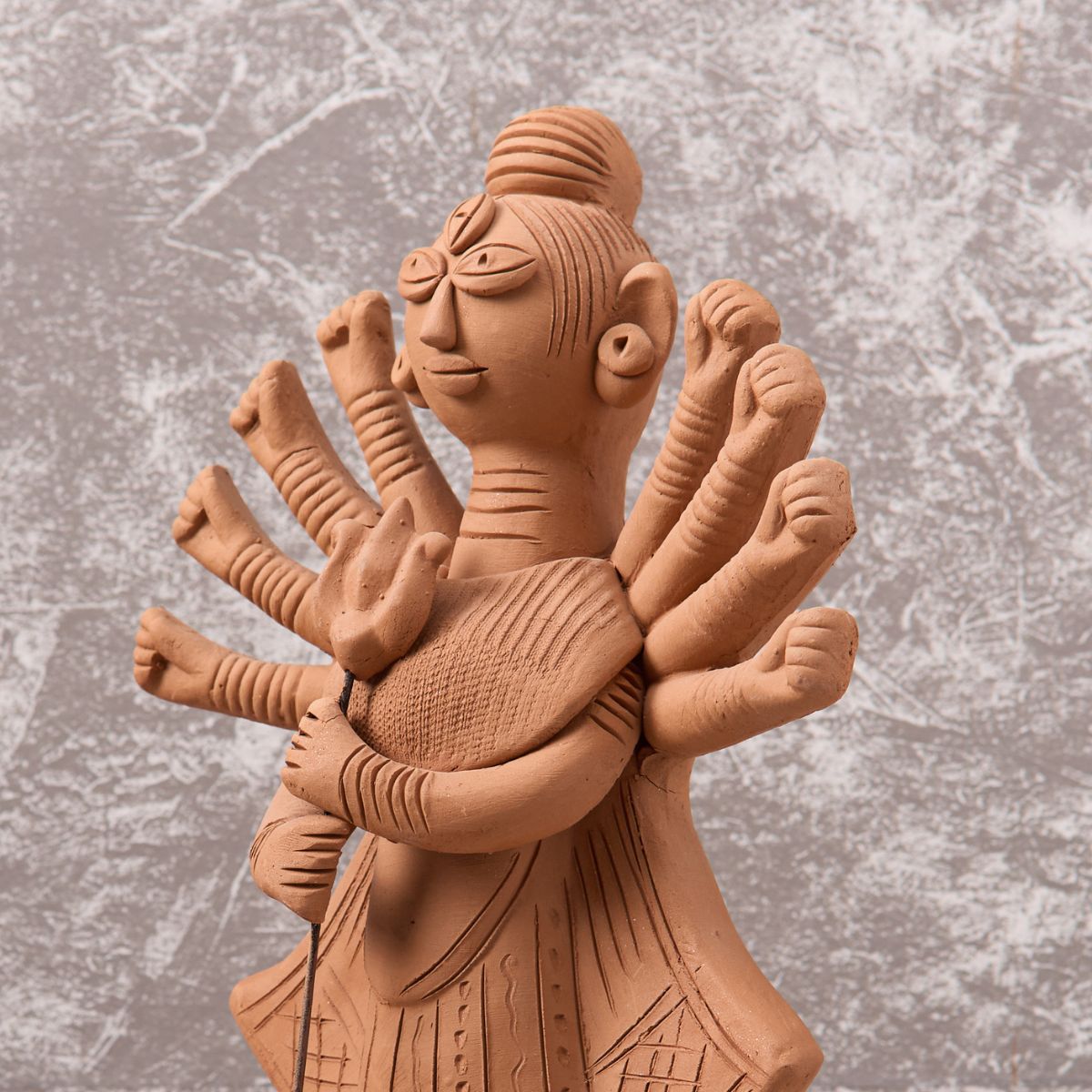 Krishnanagar Durga Medium (Terracotta)