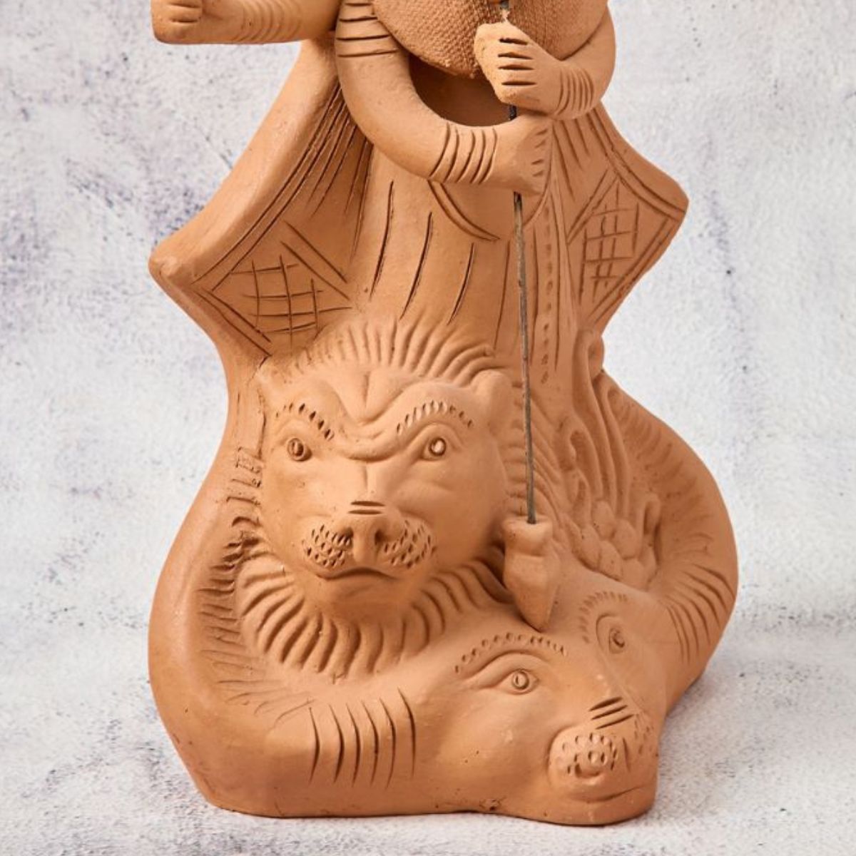Krishnanagar Durga Medium (Terracotta)