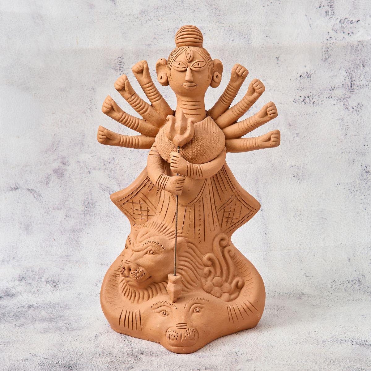 Krishnanagar Durga Medium (Terracotta)