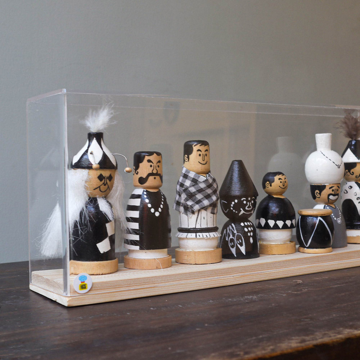 Mini Set (Set of 8 wooden figures inspired from the stories of Satyajit Ray)