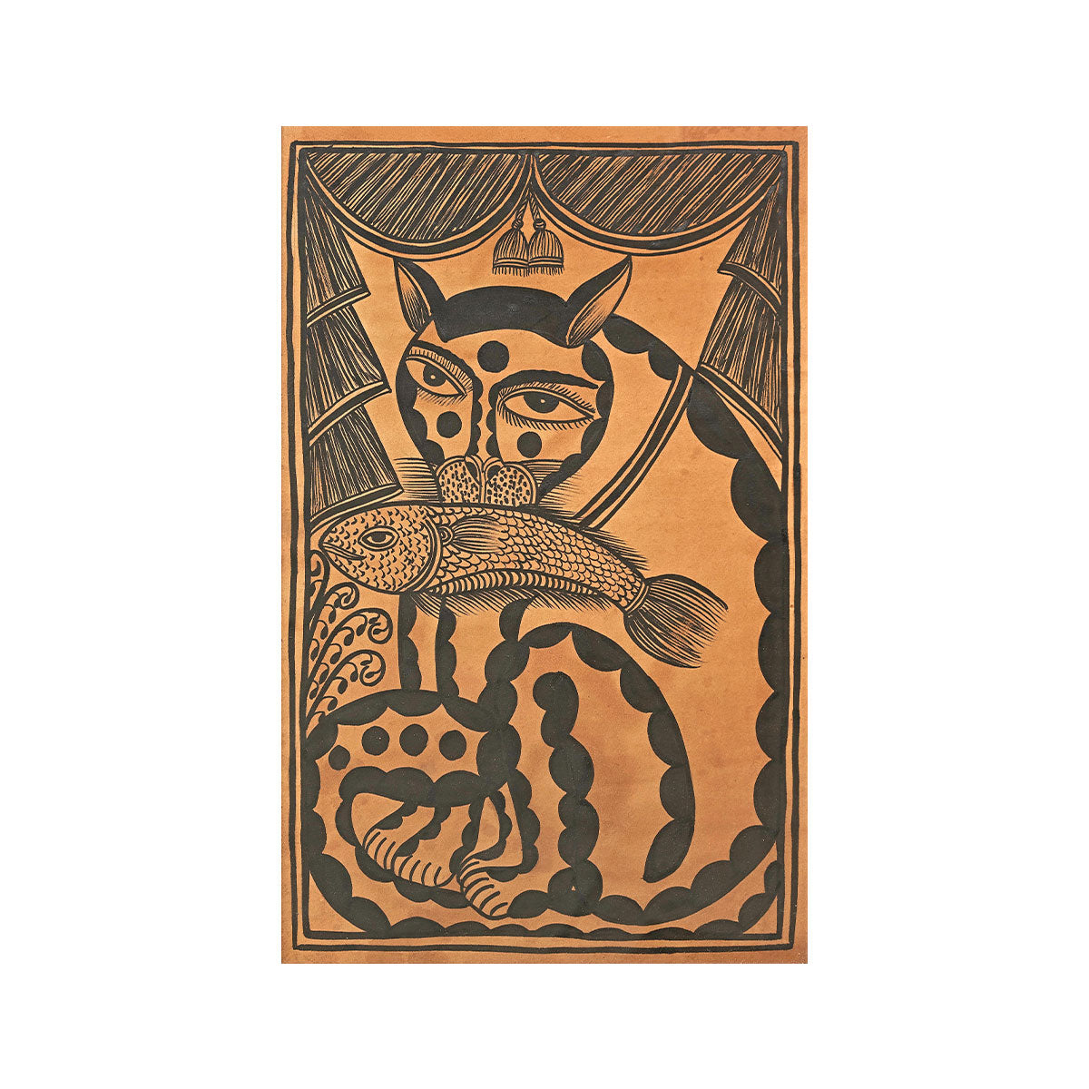 Cat with Fish
