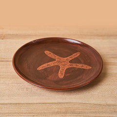 Ceramic Etched Plate- Star