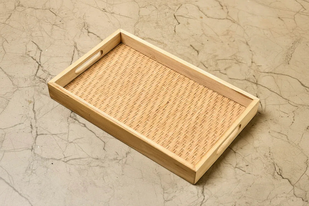 Wooden Cane Tray