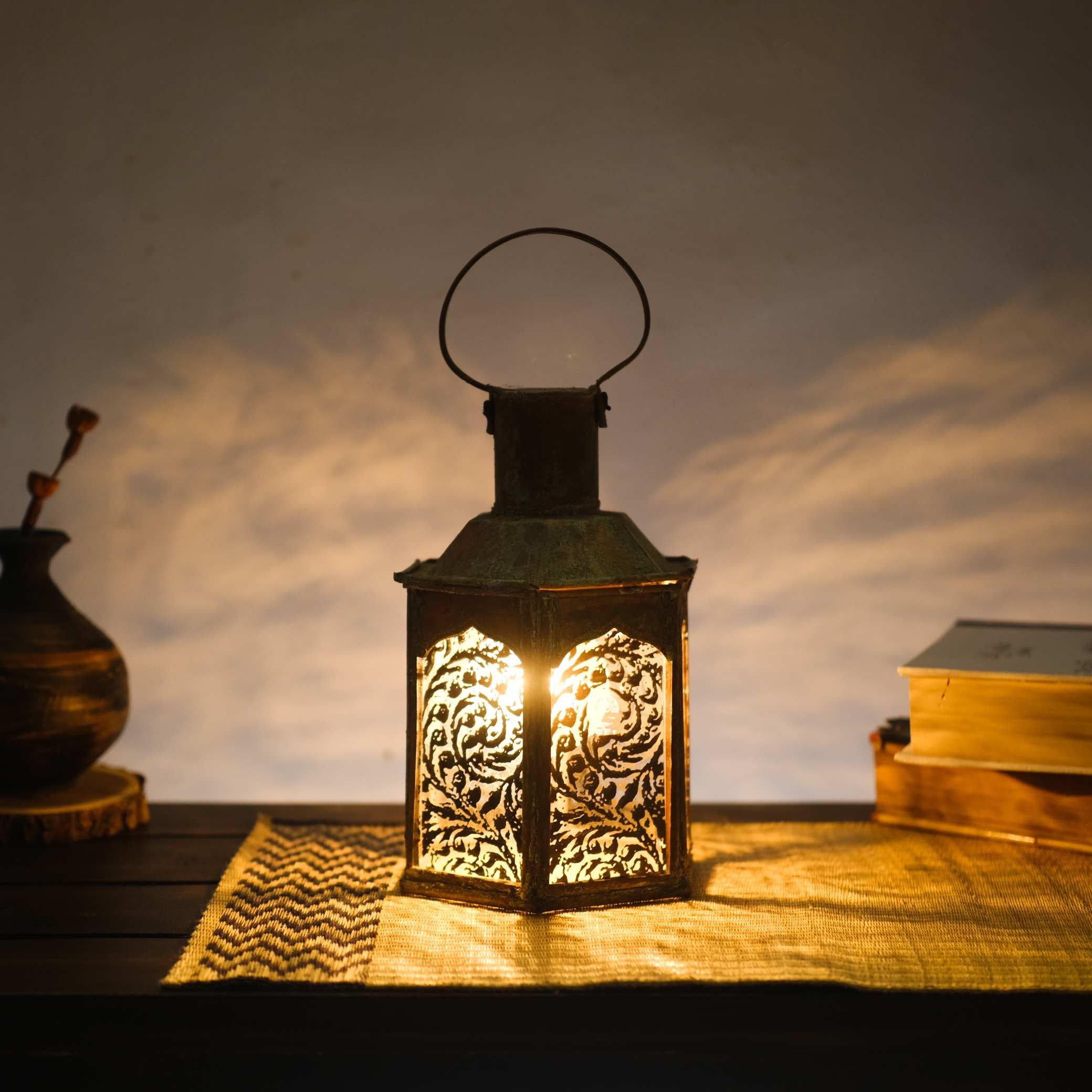 Bishnupur Lantern (Rust)