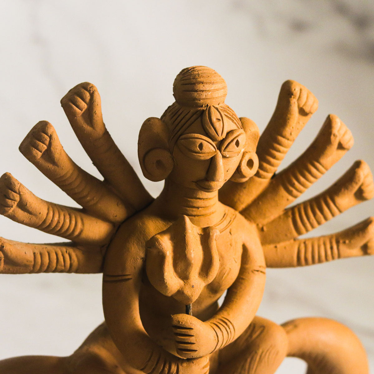 Krishnanagar Durga (Terracotta)