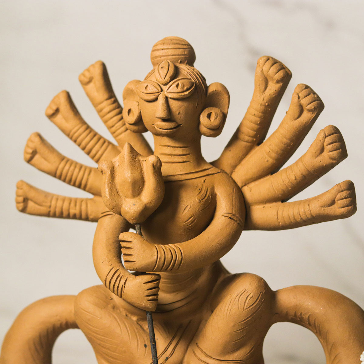 Krishnanagar Durga (Terracotta)
