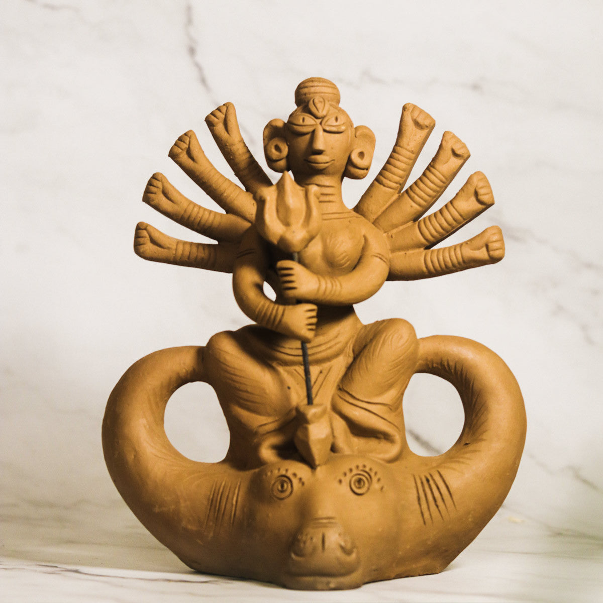 Krishnanagar Durga (Terracotta)