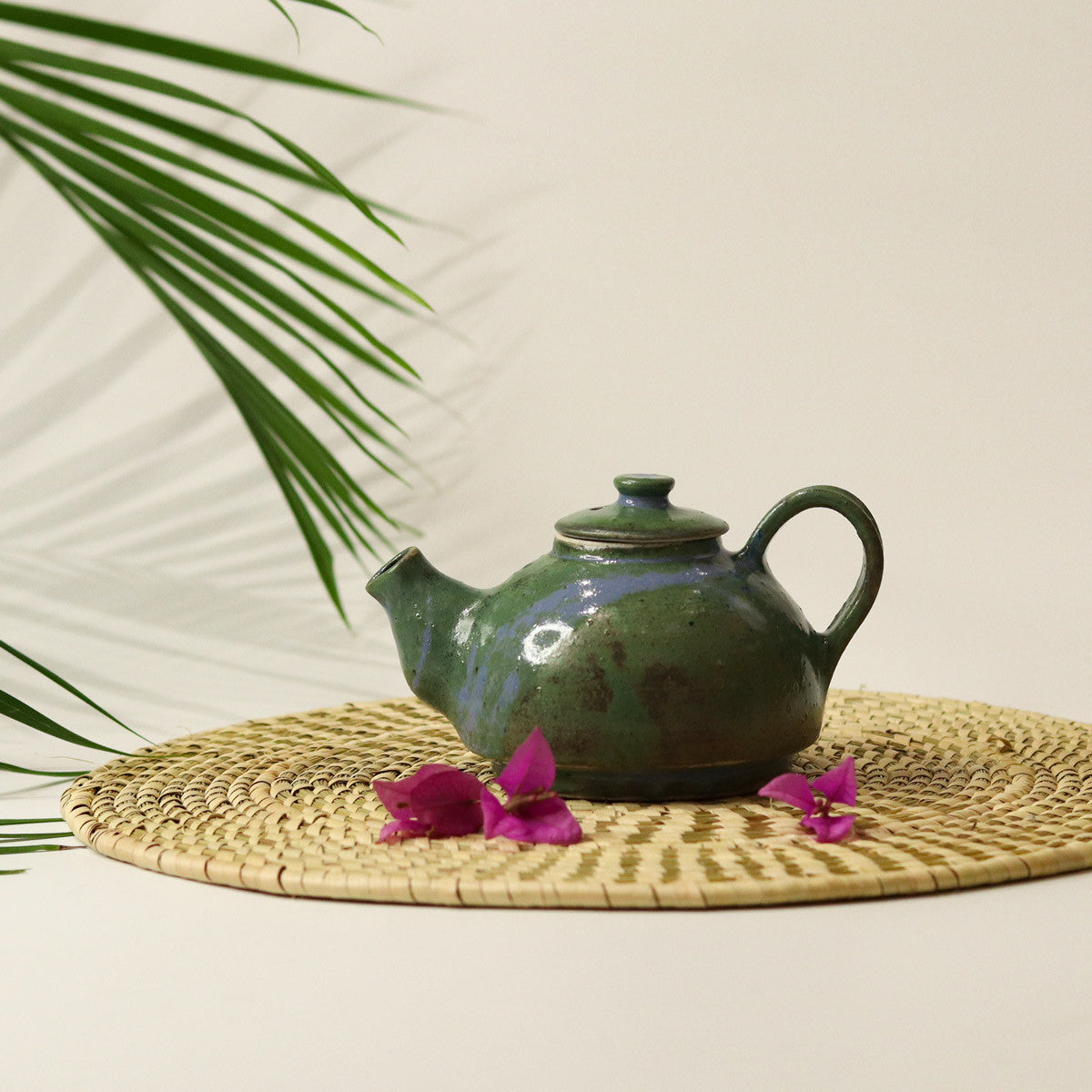 Single Teapot with Cup (Green)