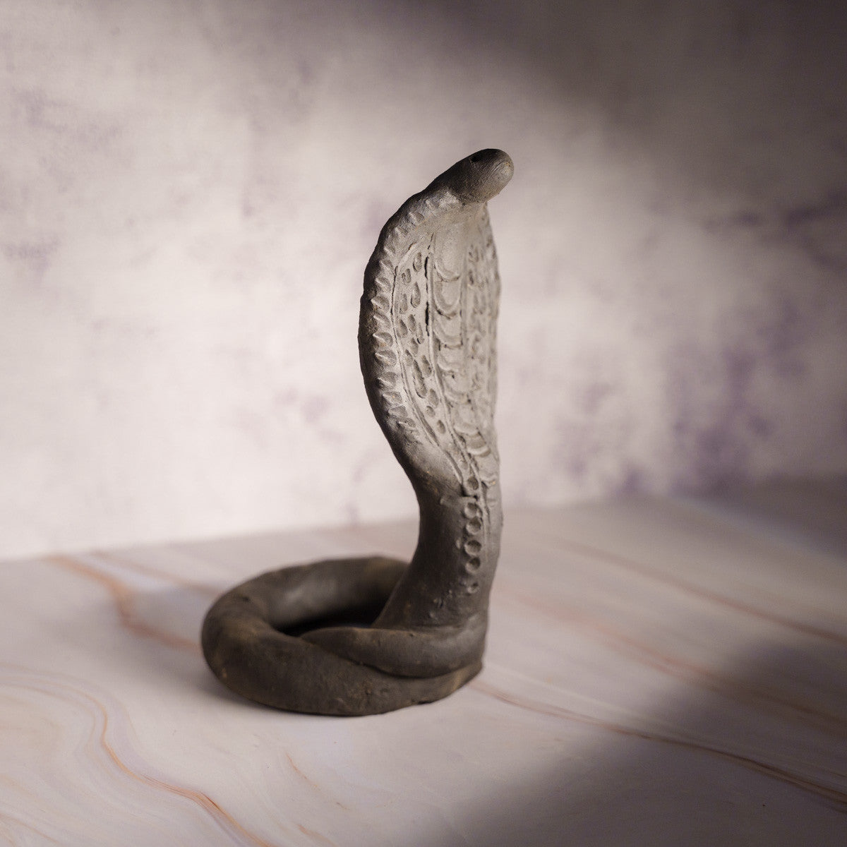 Black Terracotta Snake