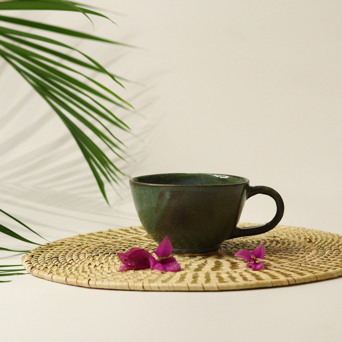 Single Teapot with Cup (Green)