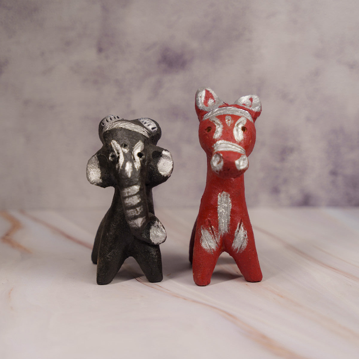 Sonamukhi's Elephant and Horse Set