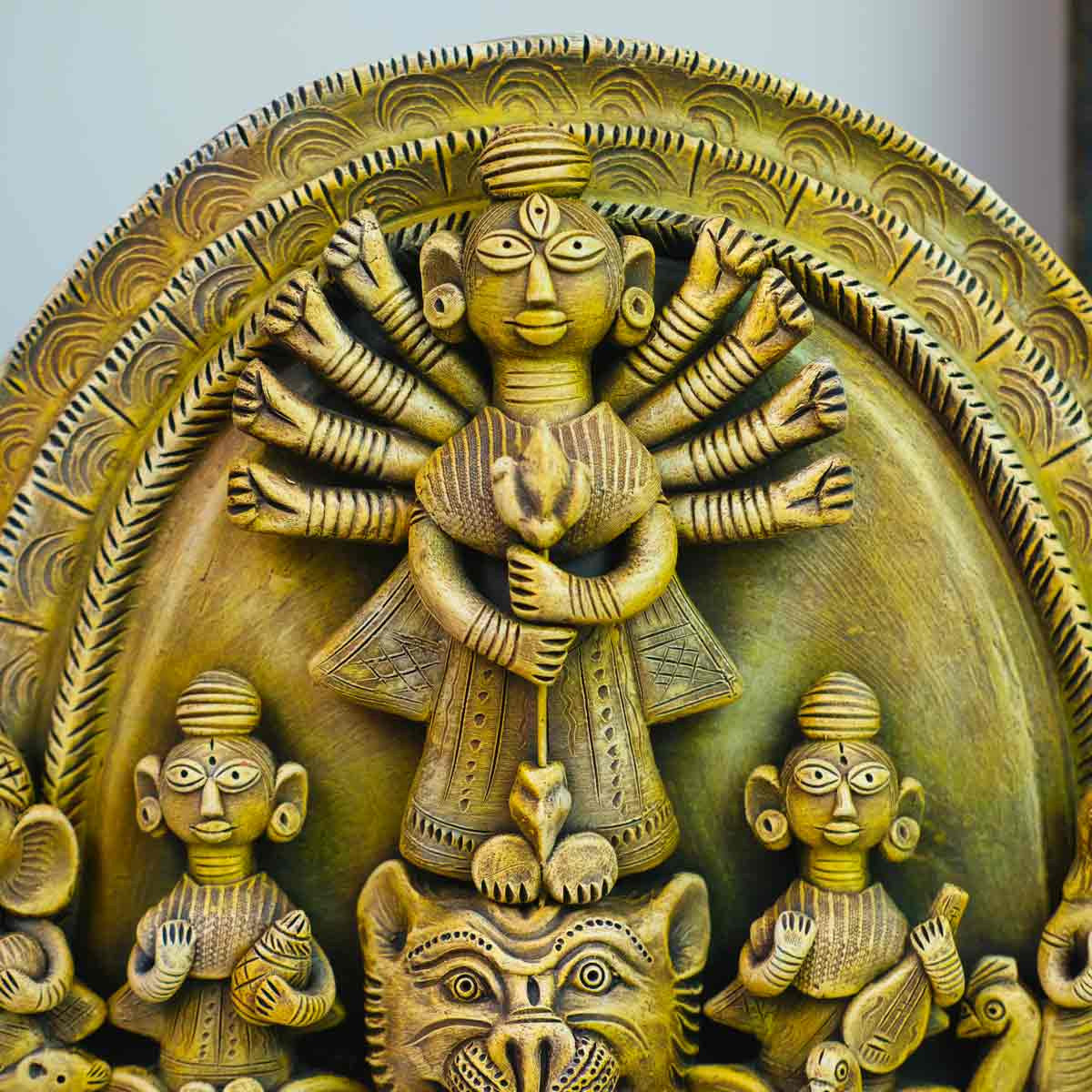 Krishnanagar Ek-chala Durga