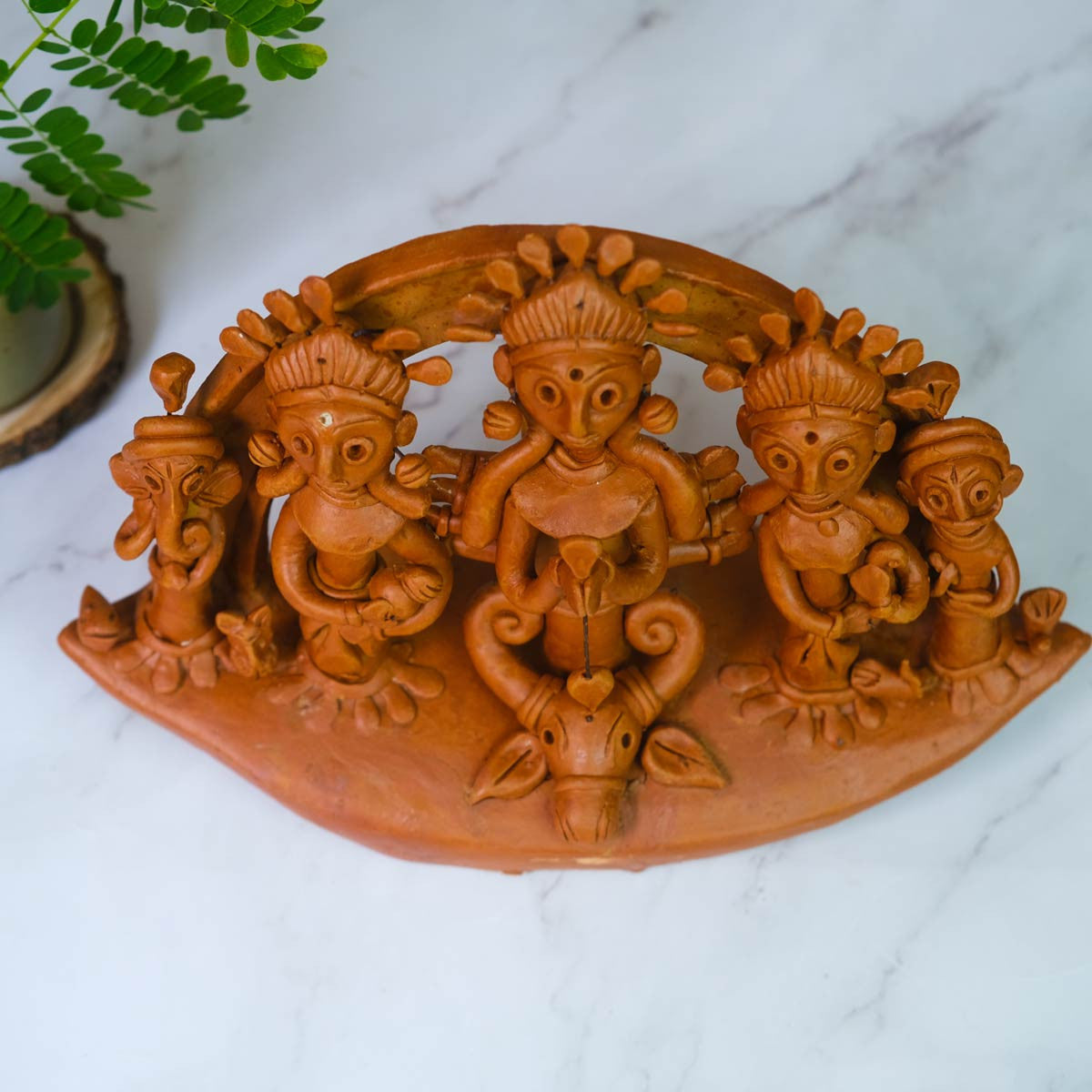 Ek-chala Terracotta Durga