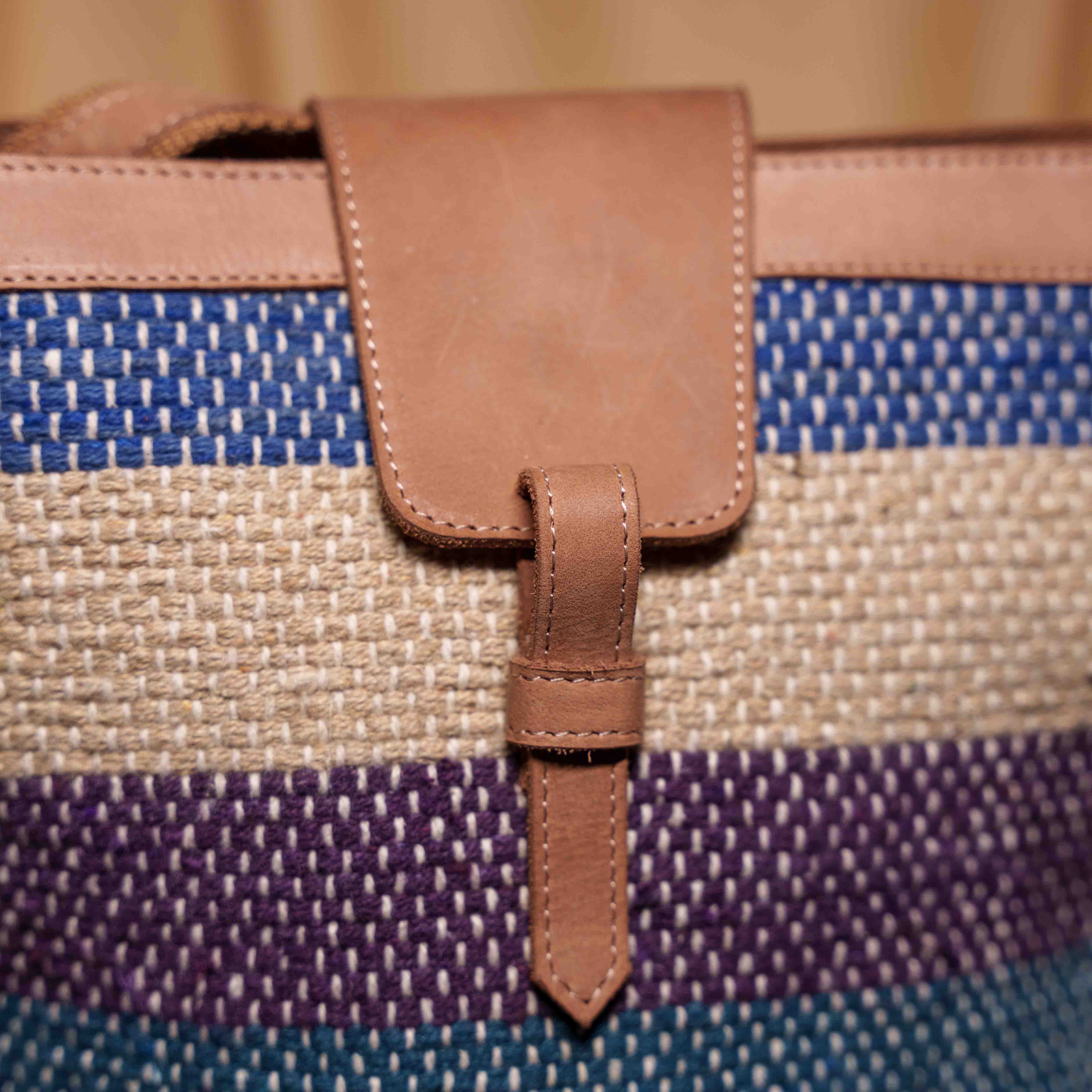 Cottondari Blue and Beige