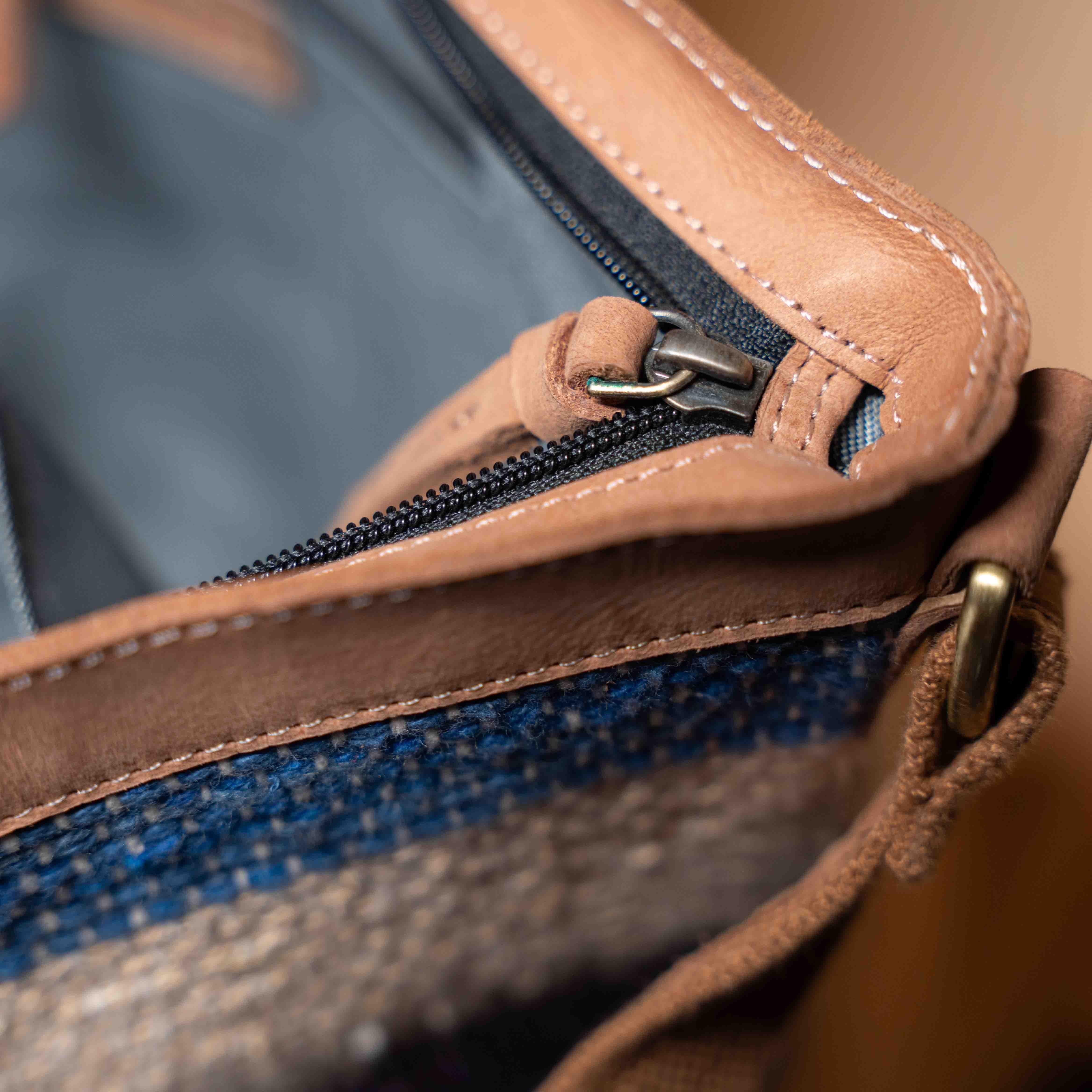 Cottondari Blue and Beige