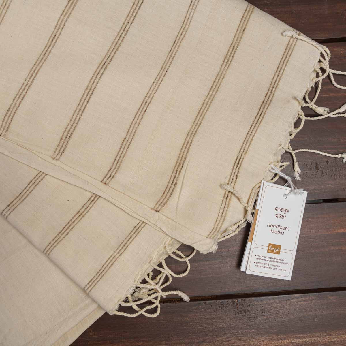 Motka by Motka Stripe Saree