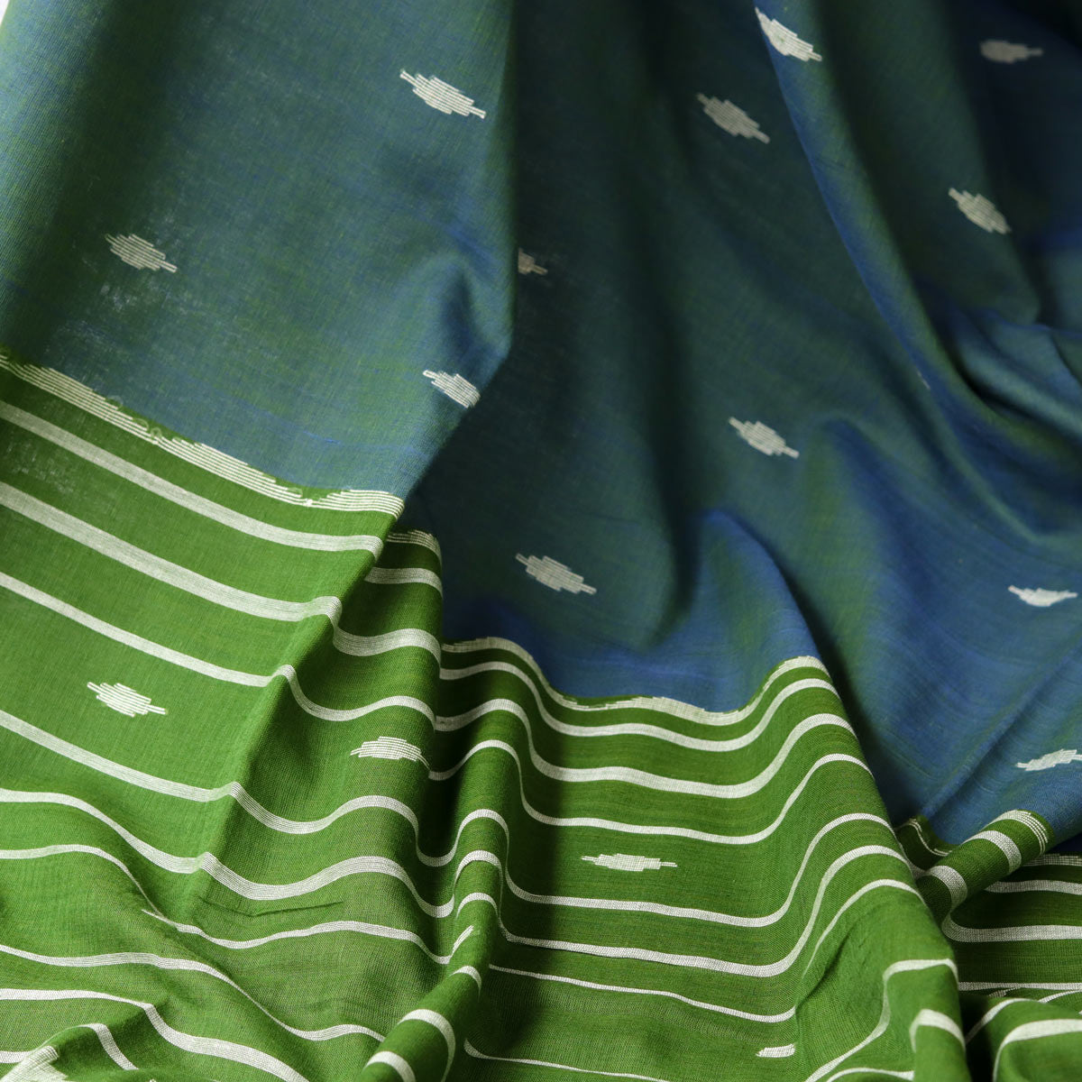 Cotton Jamdani Green