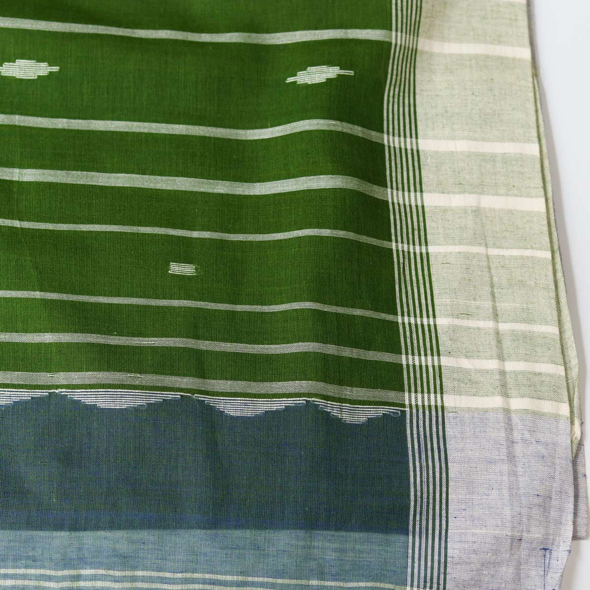 Cotton Jamdani Green