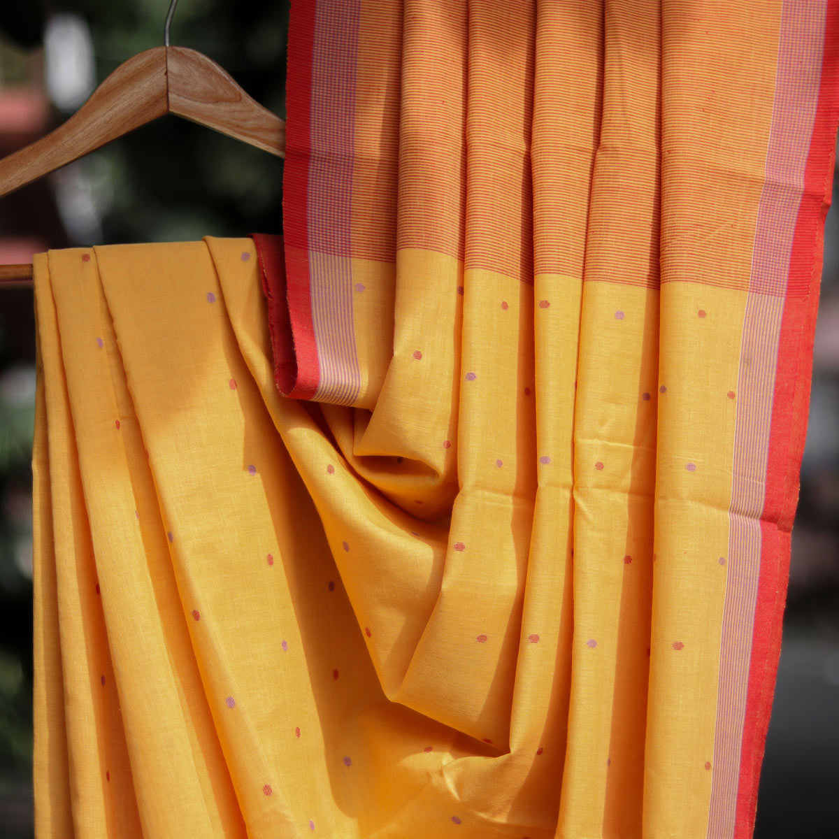 Cotton Jamdani Orange Body