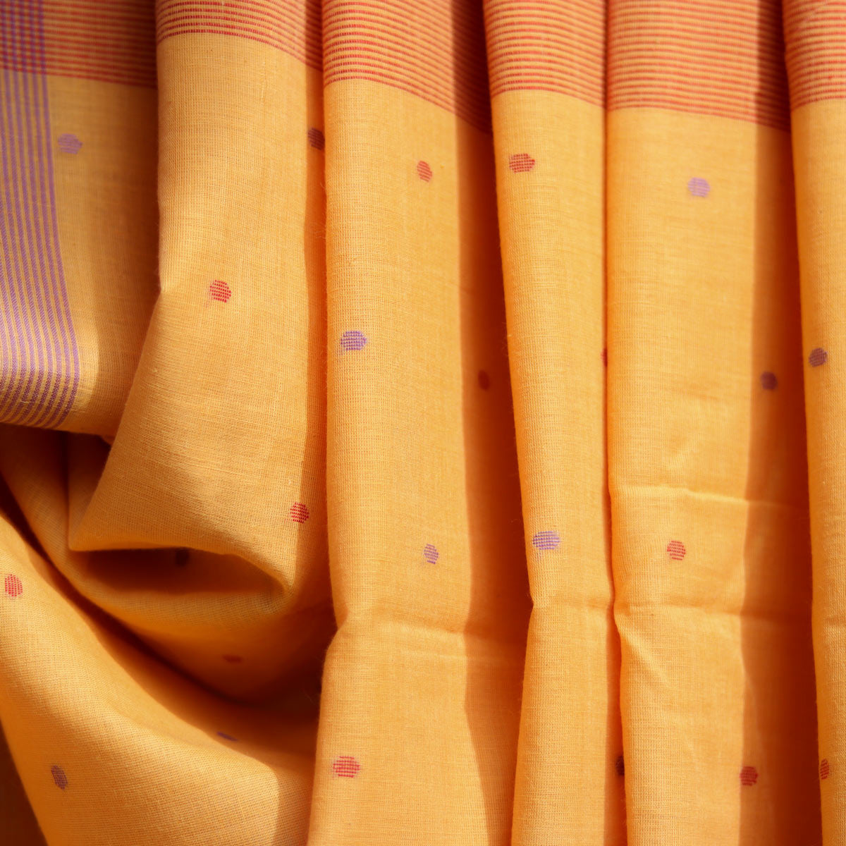 Cotton Jamdani Orange Body