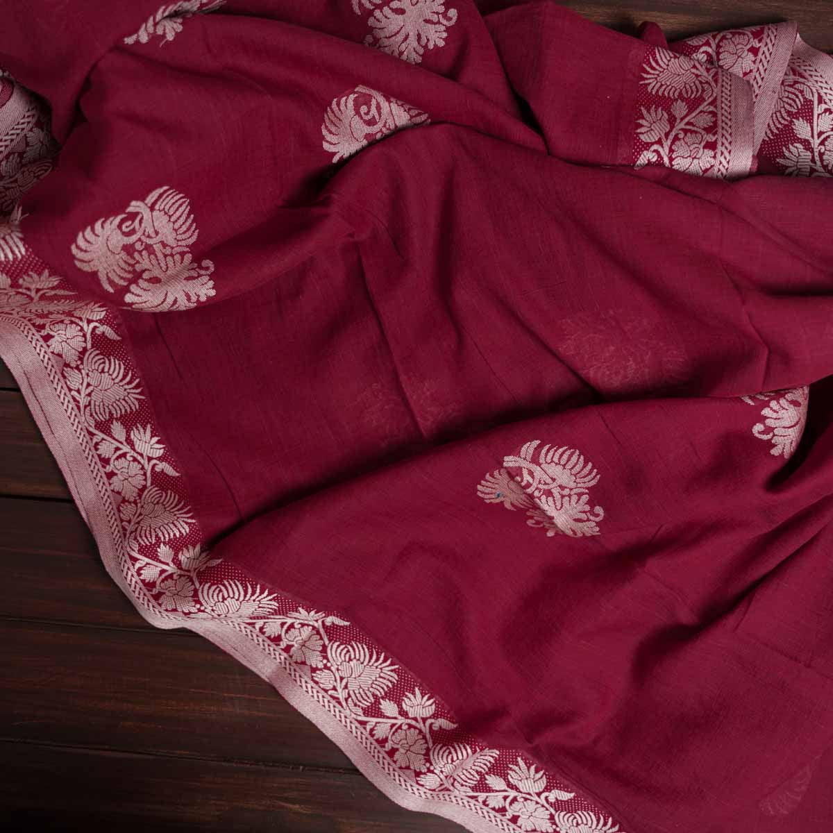 Cotton Tangail Banarasi Saree- কটন টাঙ্গাইল বেনারসি