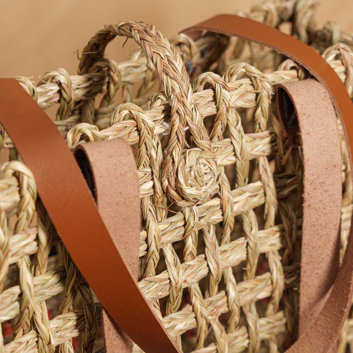 Sabai Grass Small Natural Tote