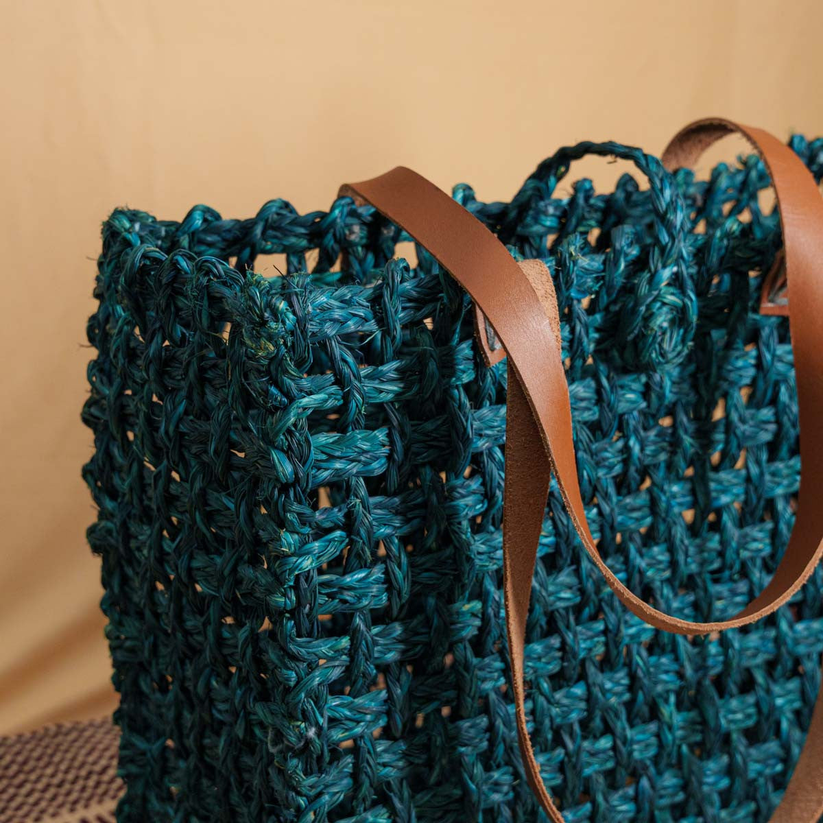 Sabai Grass Blue Tote Bag