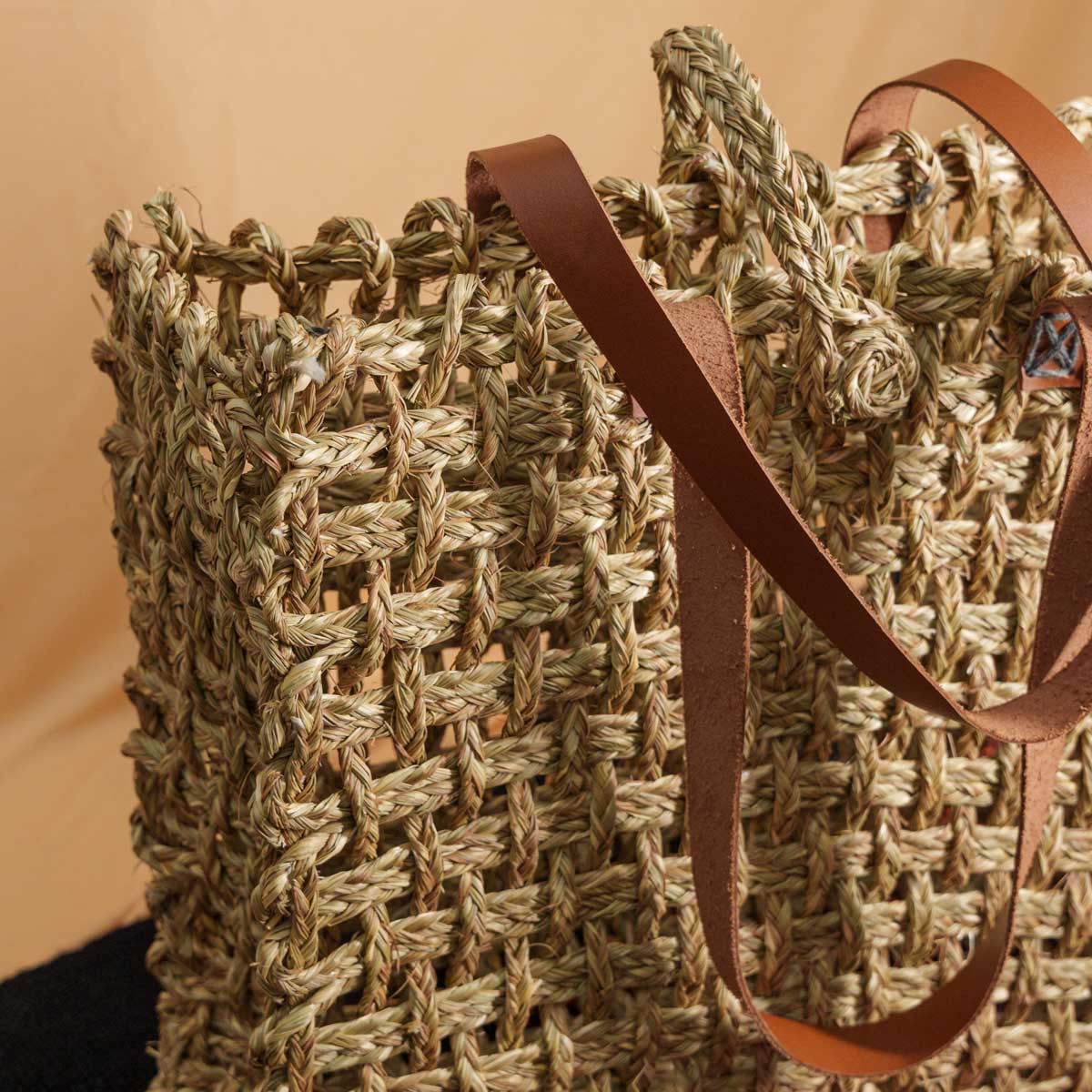Sabai Grass Natural Tote Bag