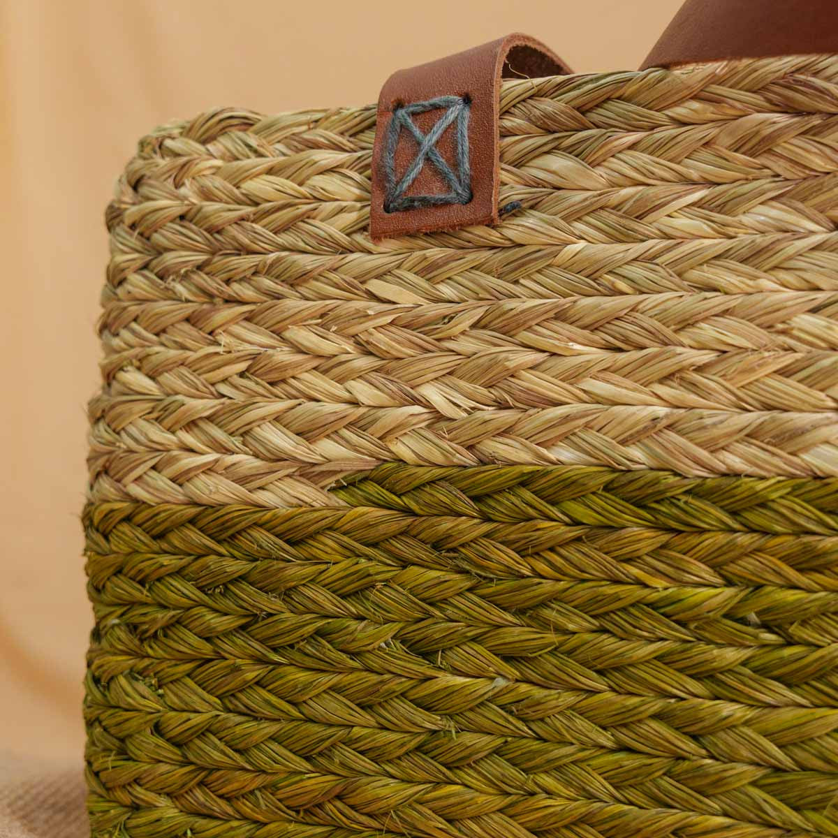 Sabai Green Woven Mini Bag