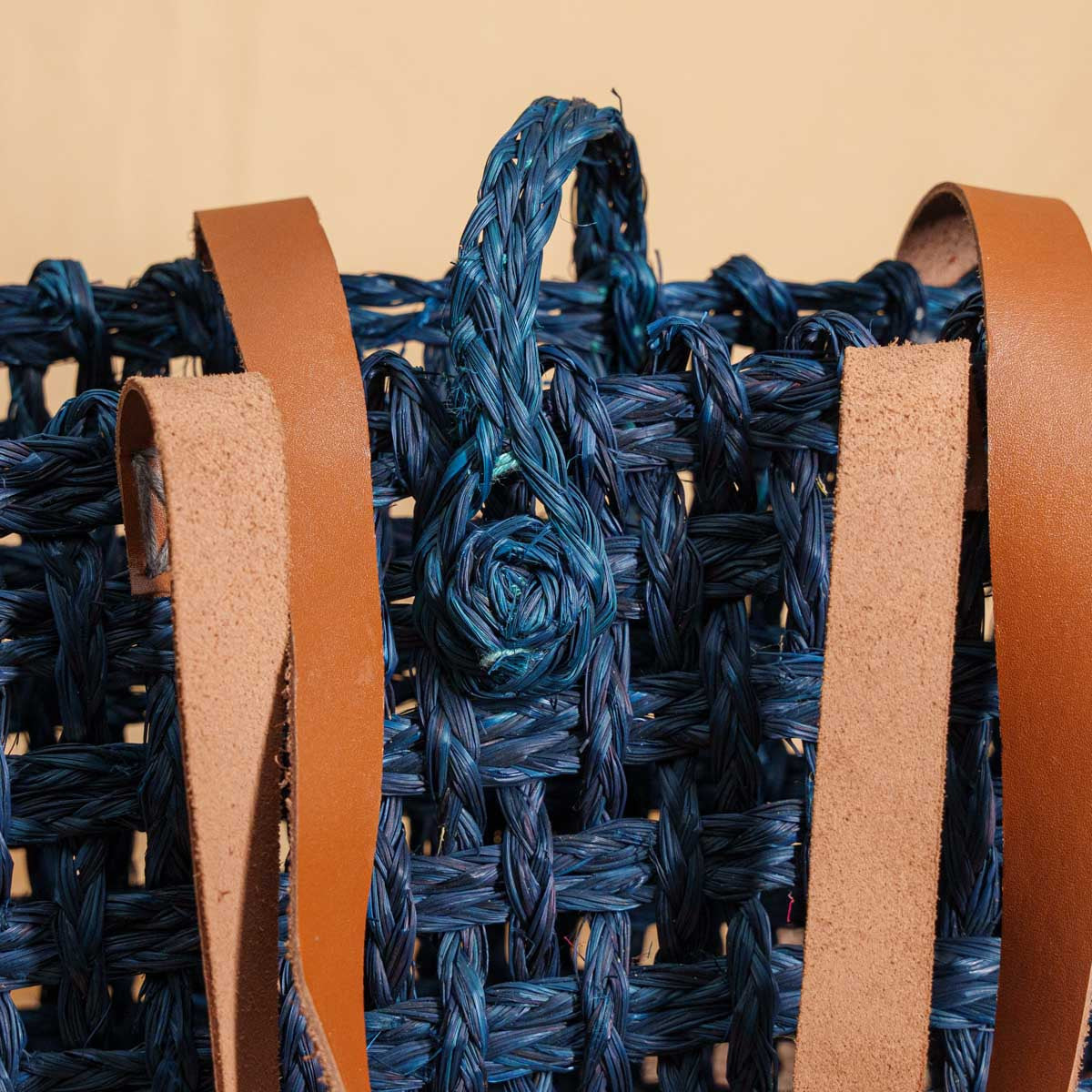 Sabai Grass Small Blue Tote