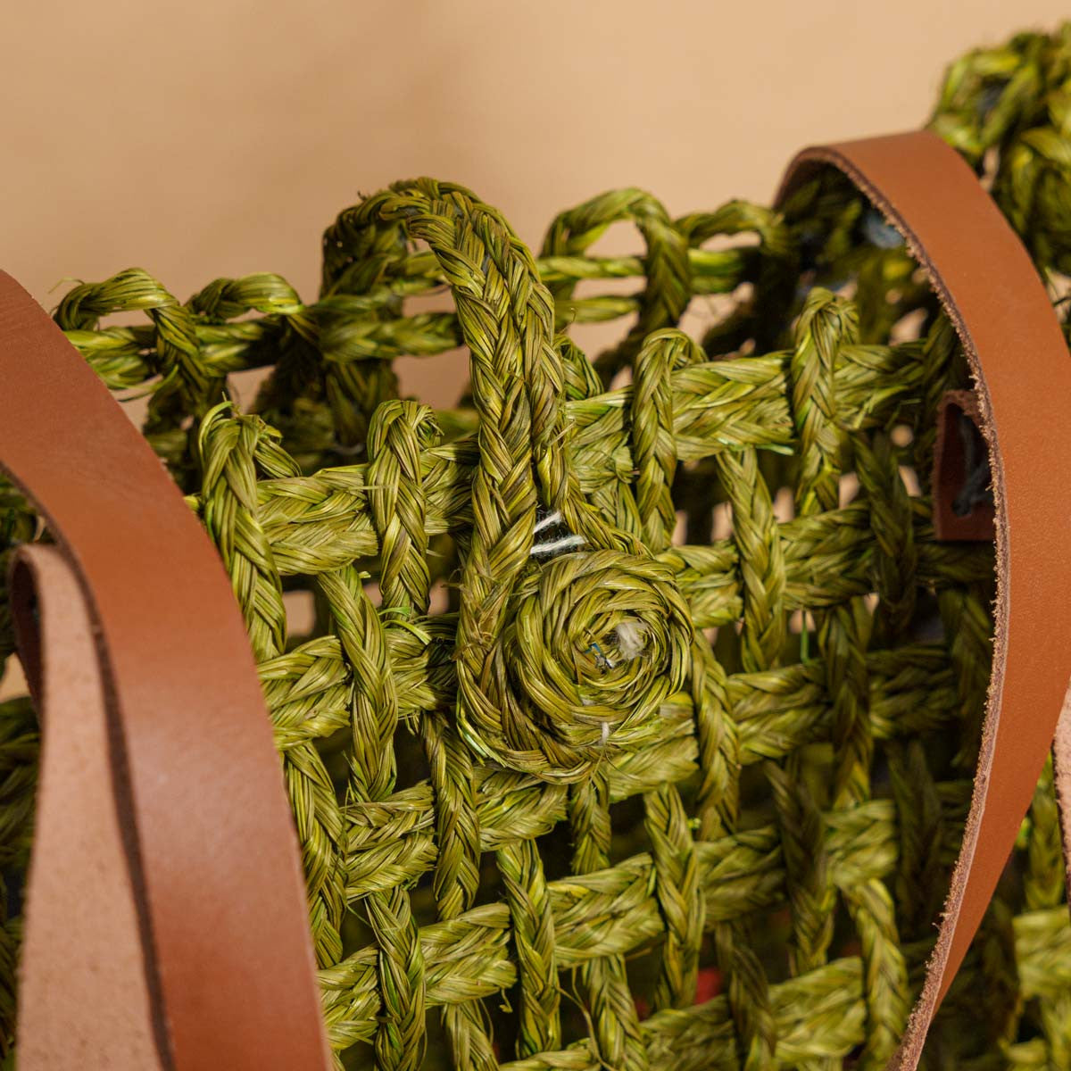 Sabai Grass Small Green Tote Bag
