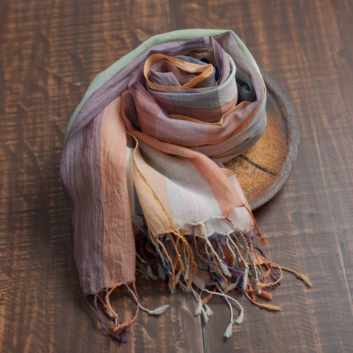 Handwoven Rainbow Stoles