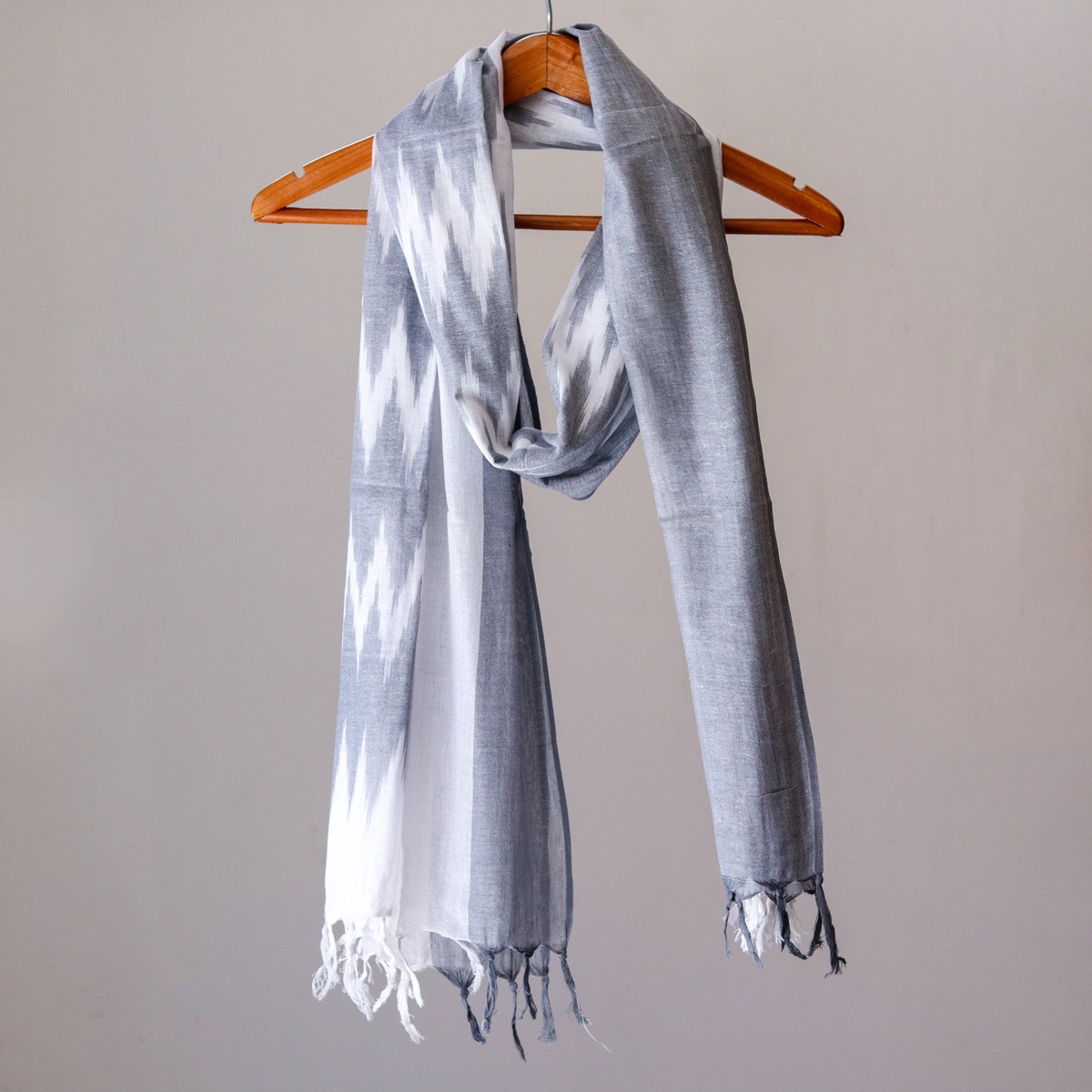 Pure Cotton Grey Stole