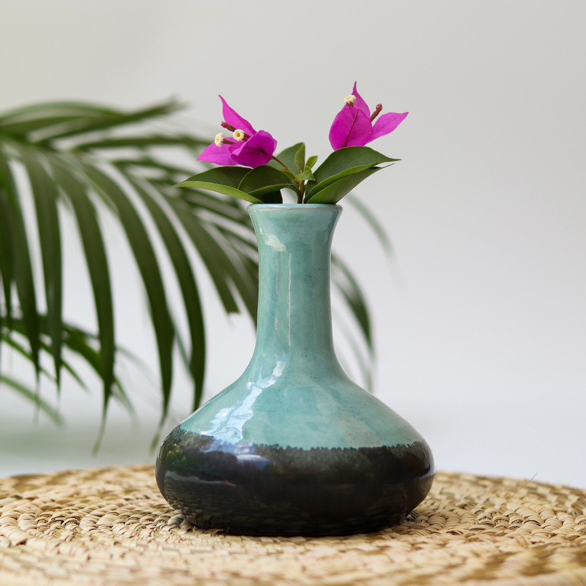 Ceramic Long Neck Vase (5")