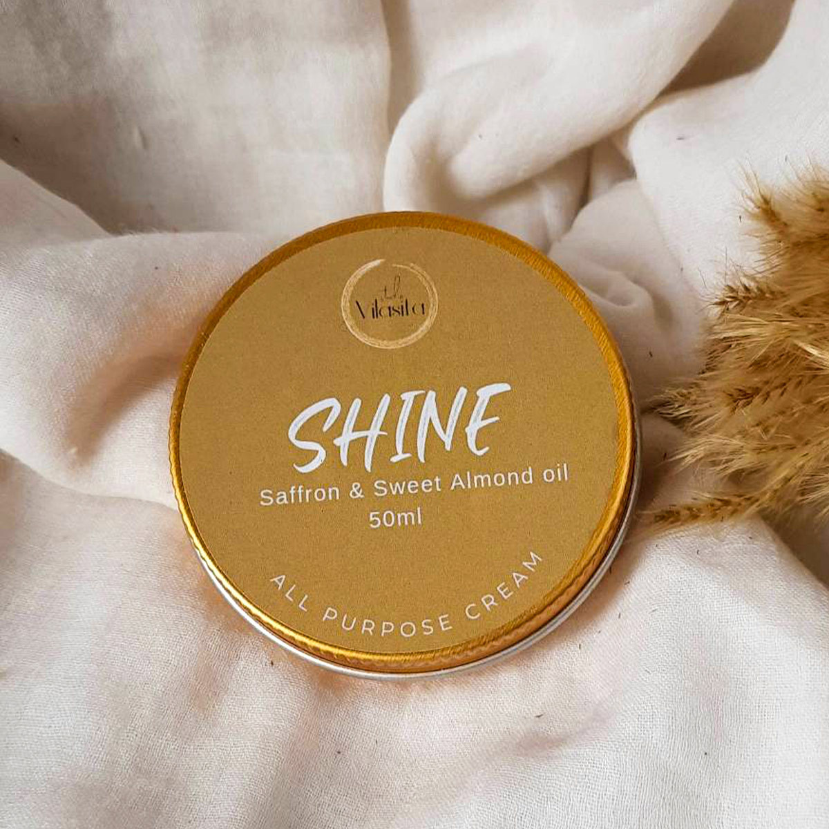"Shine" Saffron and Sweet Almond oil Cream